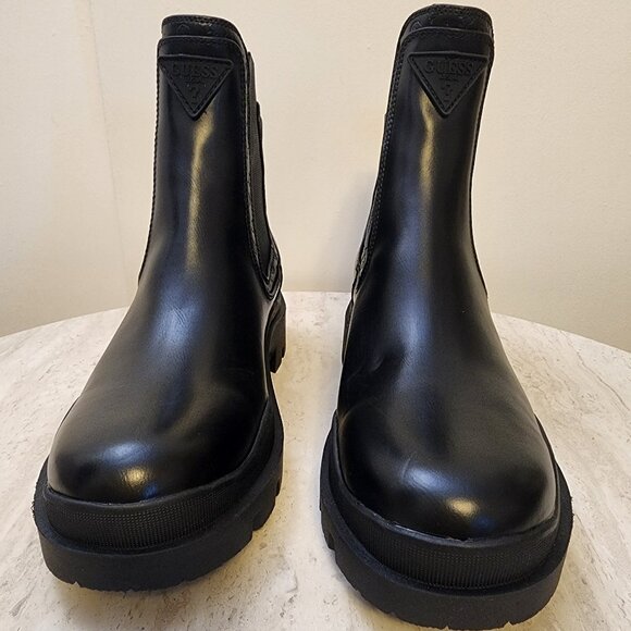 GUESS Womens Yesses Triple Tr Black 11M - A001 - Picture 1 of 9